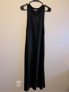 Re/Done Black Sleeveless Slip Dress - Elegant Minimalist Style